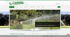 Desktop Screenshot of carninirrigazione.it